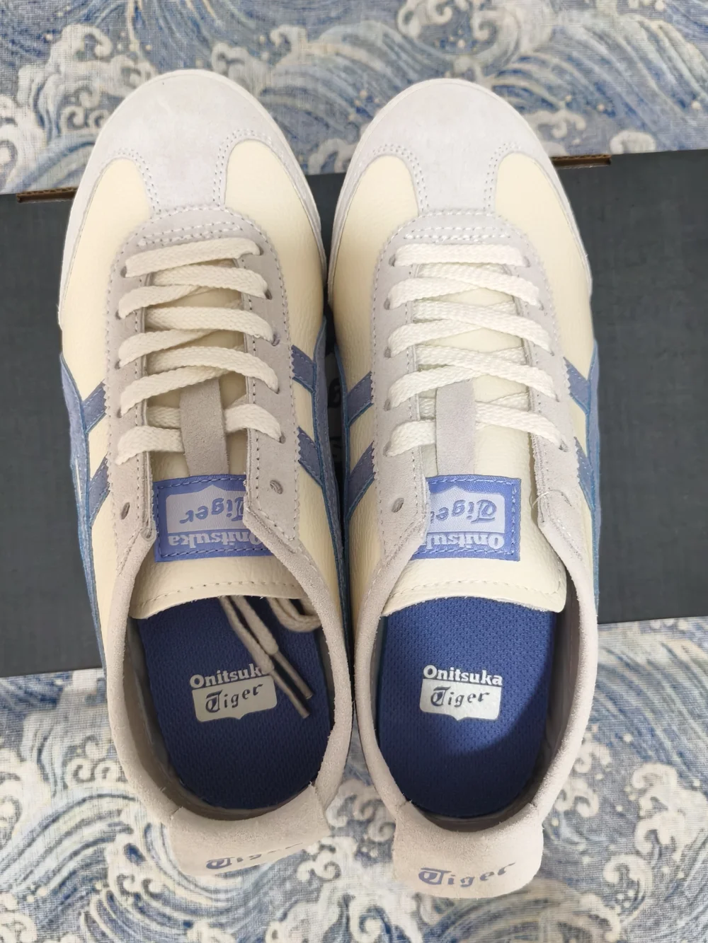 Onitsuka Tiger Mexico 66 Sneakers in Cream & Lavender